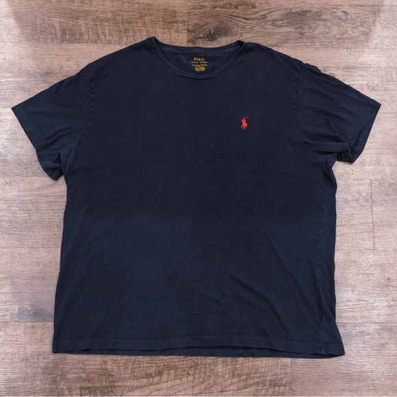 Polo Ralph Lauren Navy Blue Short Sleeve Tee XL​ - Picture 1 of 5